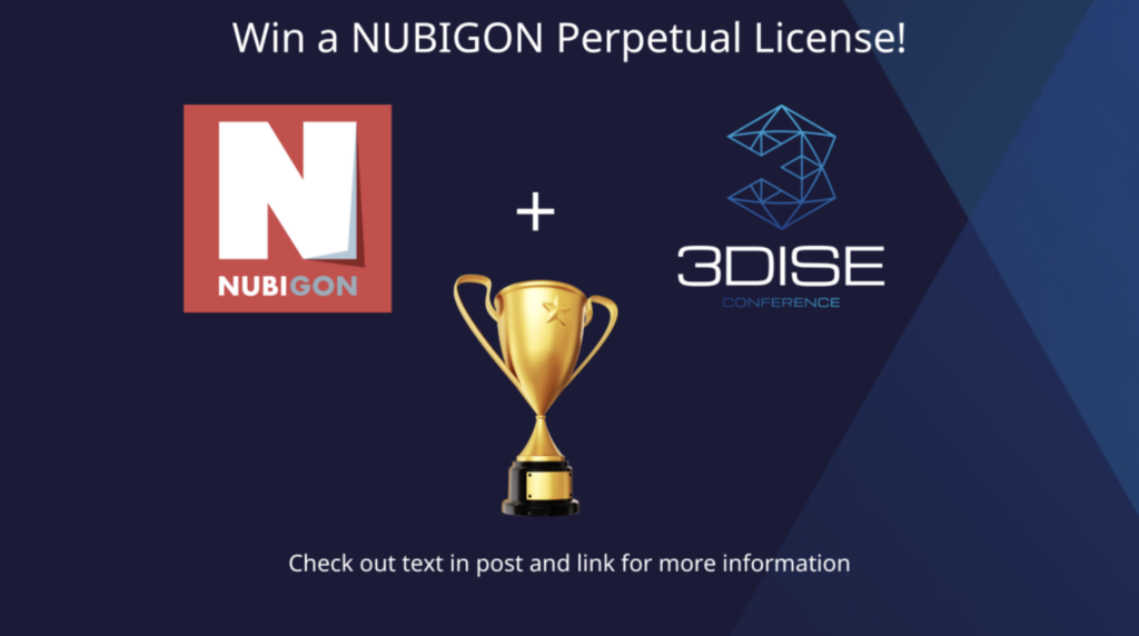 Contest for a NUBIGON Perpetual License @3DISE